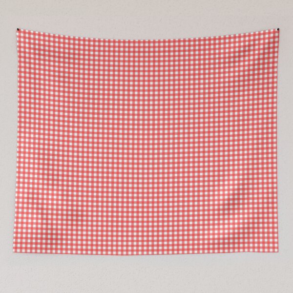Item preview, Red and White Gingham Check Oktoberfest Pattern designed and sold by svitlaarty.