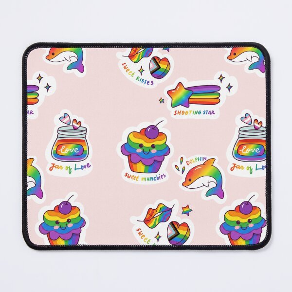 Item preview, Cute Kawaii Rainbow Pride Sticker Pack designed and sold by DanniJordan.