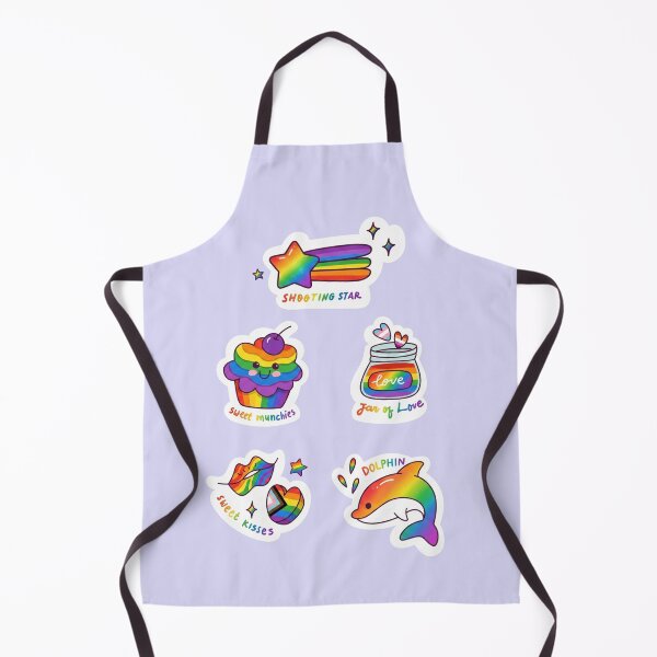 Item preview, Cute Kawaii Rainbow Pride Sticker Pack designed and sold by DanniJordan.