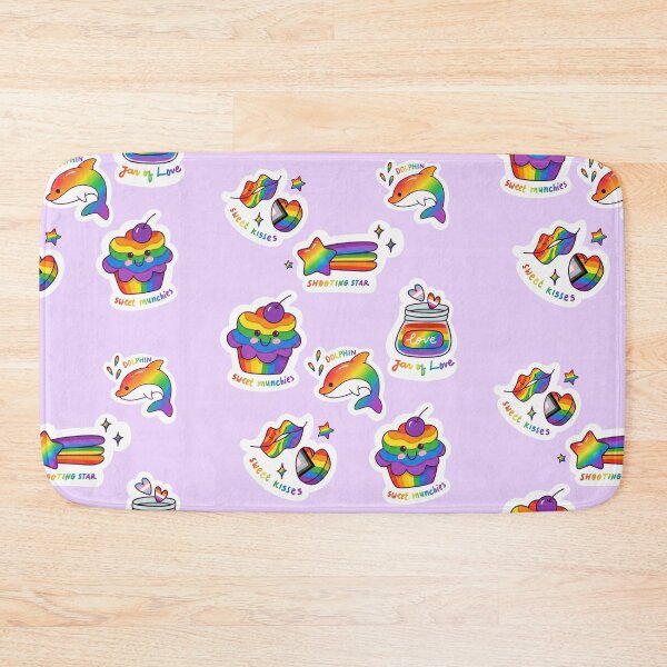 Item preview, Cute Kawaii Rainbow Pride Sticker Pack designed and sold by DanniJordan.