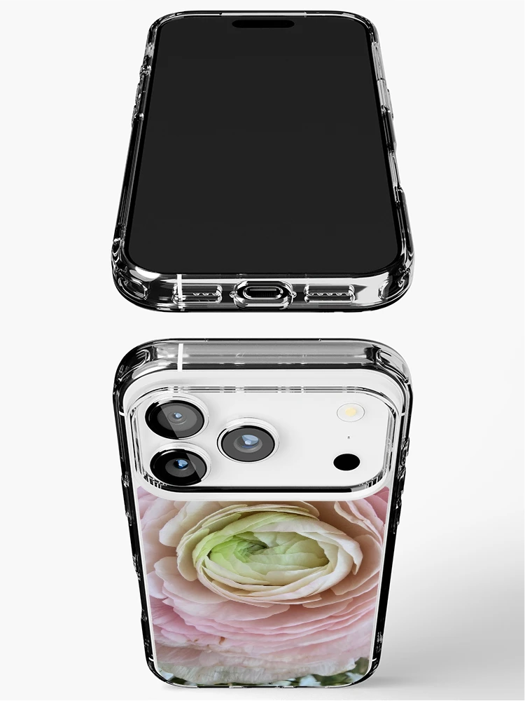 Thumbnail 3 of 5, iPhone Case, Pink Ranunculus designed and sold by Princess1222.
