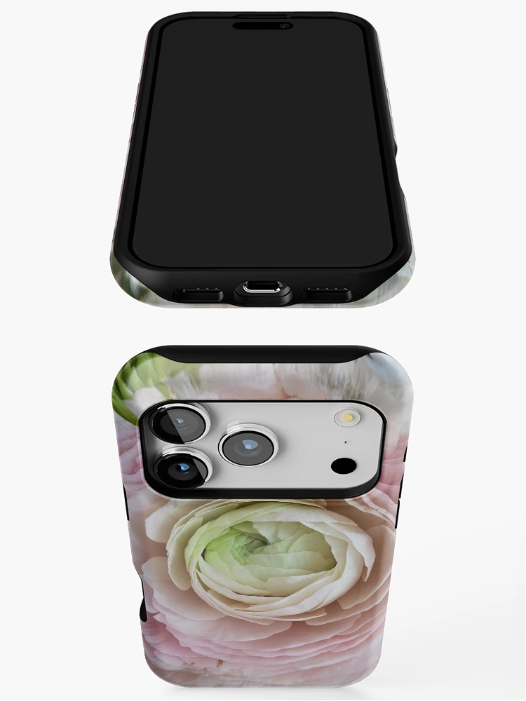 Thumbnail 3 of 4, iPhone Case, Pink Ranunculus designed and sold by Princess1222.