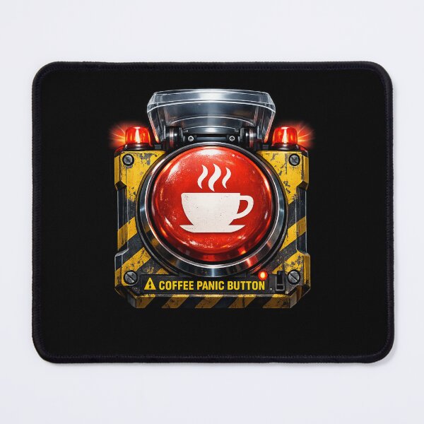 Item preview, Coffee Panic Button designed and sold by XYZ Studio.
