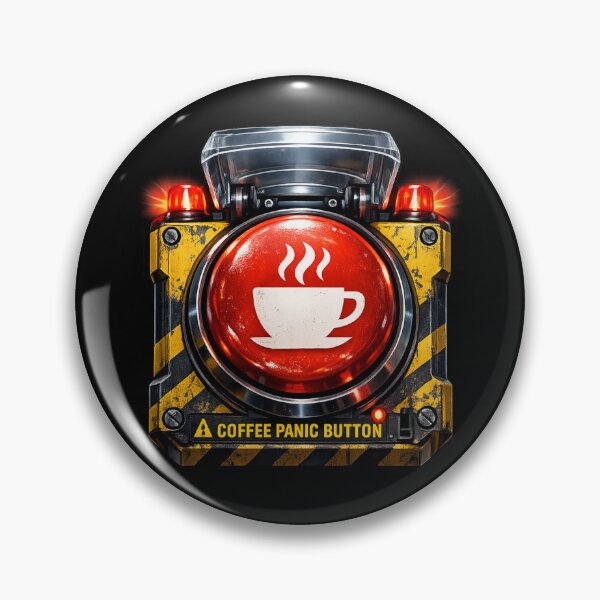 Item preview, Coffee Panic Button designed and sold by XYZ Studio.