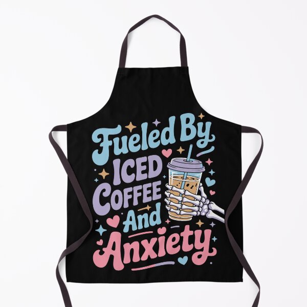 Item preview, Fueled by Iced Coffee and Anxiety designed and sold by jkrphoto.