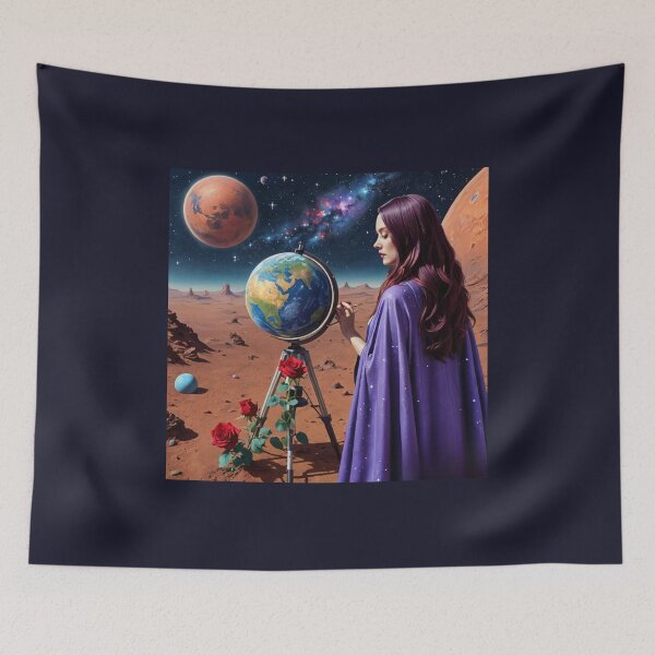 Item preview, B-612 Asteroid Magical Space Voyage Fantasy Art designed and sold by UmSkelig834.