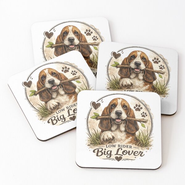 Item preview, Copy of Vintage Dog Love basset Shirt – Dog Giant Heart Retro Pet Lover Gift designed and sold by Hookesmode.