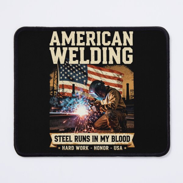 Item preview, American Welding Vintage Retro T-Shirt Design designed and sold by LabCore.