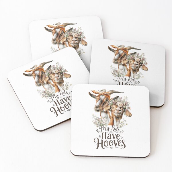 Item preview, My Kids Have Hooves Cute Goat Mom Farm Animal Lover Design designed and sold by VikArt7.