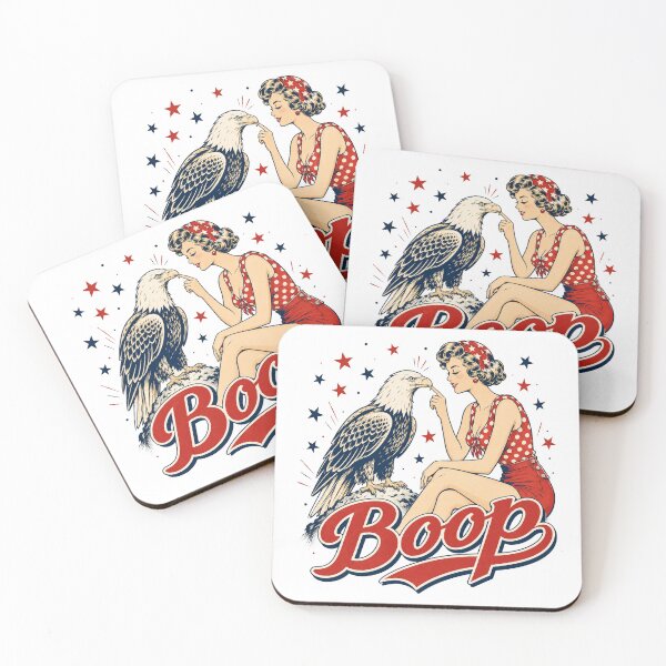 Item preview, Boop Eagle Patriotic 4th of july Humor Retro designed and sold by Kladhadredo.