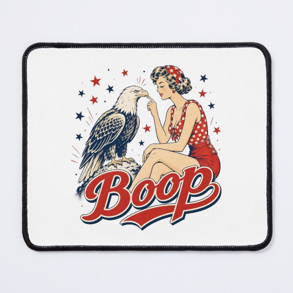 Item preview, Boop Eagle Patriotic 4th of july Humor Retro designed and sold by Kladhadredo.