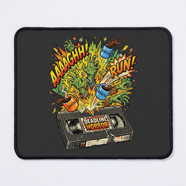 Item preview, Retro Video Cassette Deadline Horror Zombie Pop Art designed and sold by RetroRewind Studio.