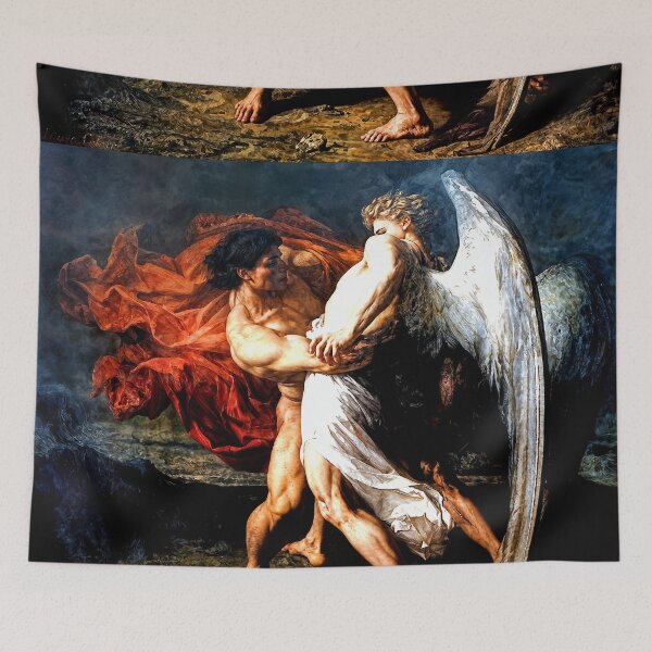 Item preview, Jacob Wrestles the Angel designed and sold by Jon-Baran.