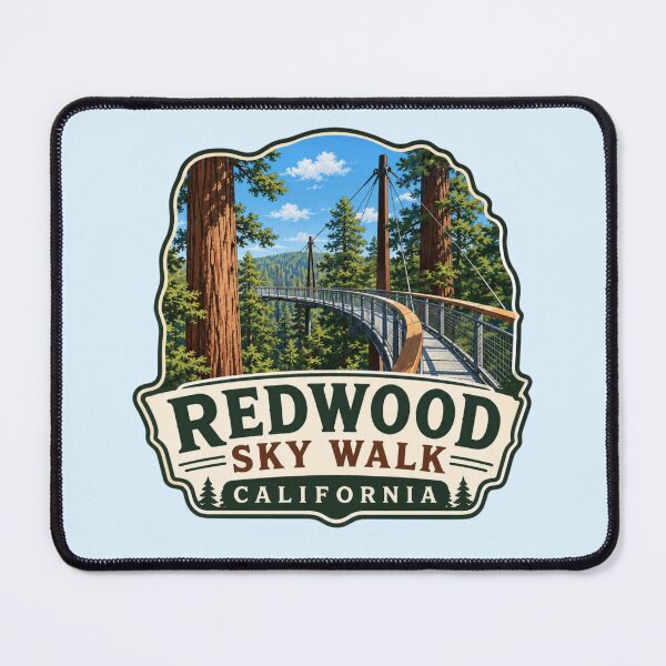 Item preview, Redwood Sky Walk, California - Treetop Adventure designed and sold by Myra365Art.
