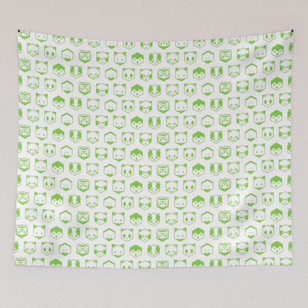 Item preview, Honeycomb Animals Green designed and sold by animinimal.