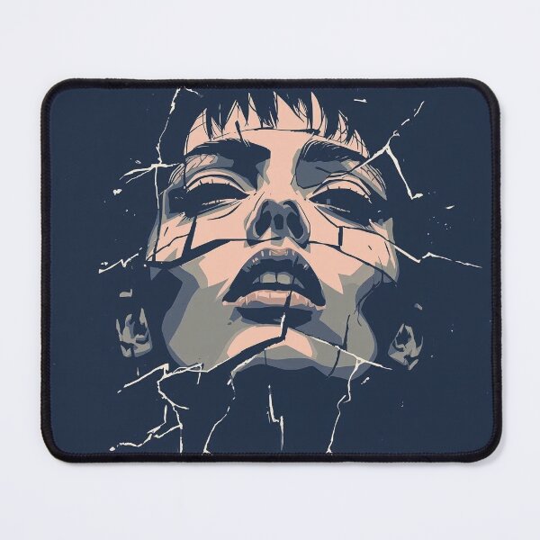 Item preview, Shattered Gothic Portrait Dark Art - Under Pressure designed and sold by ERODED SELF.