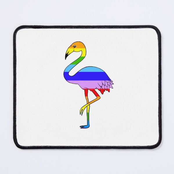 Item preview, Rainbow Pride Month Flamingo designed and sold by Sartoris Art.