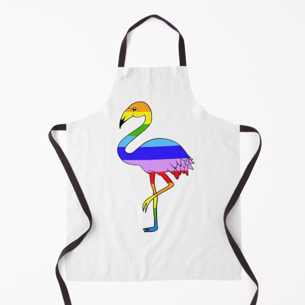 Item preview, Rainbow Pride Month Flamingo designed and sold by Sartoris Art.