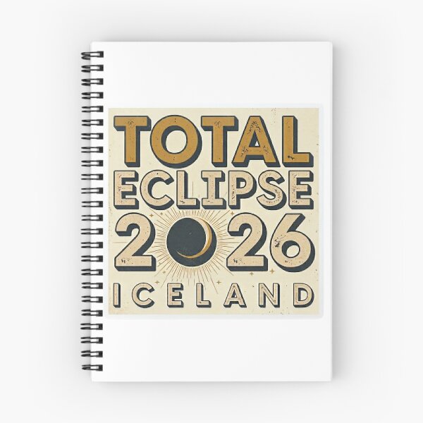 Item preview, Total Eclipse 2026 Iceland Design designed and sold by MerchlyMike.