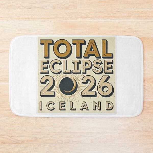 Item preview, Total Eclipse 2026 Iceland Design designed and sold by MerchlyMike.
