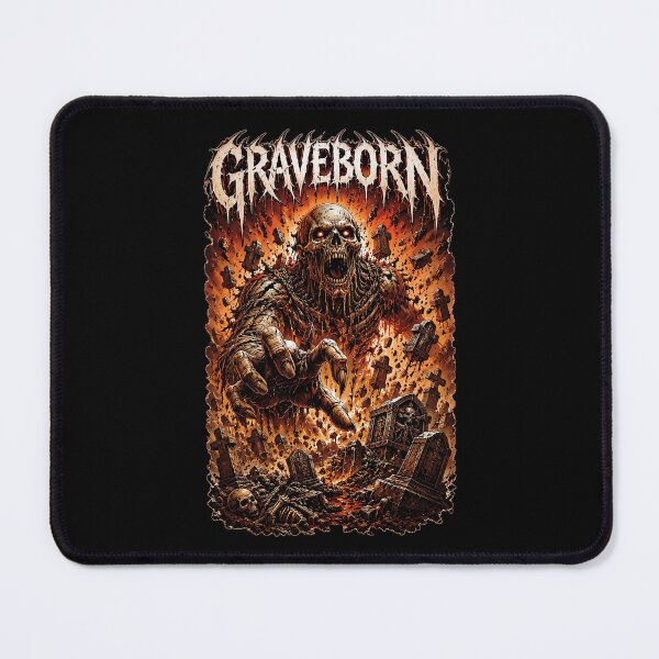 Item preview, Graveborn Undead Giant Rising Death Metal Artwork designed and sold by DeimosArtIntl.