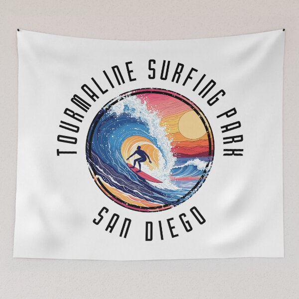 Item preview, Tourmaline Surfing Park - San Diego (with Black Lettering) designed and sold by VelvetRoom.