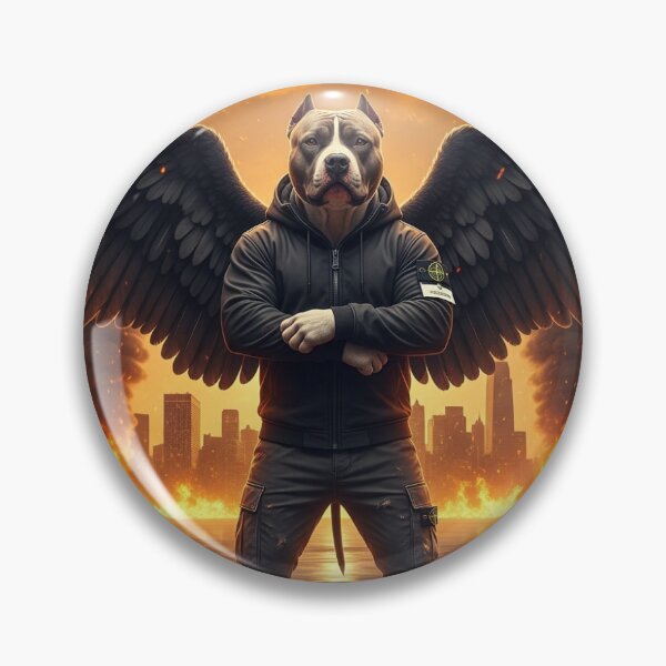 Item preview, Heavenly Angel Pitbull Hope Street wear Graphic designed and sold by HMP-Clothing.