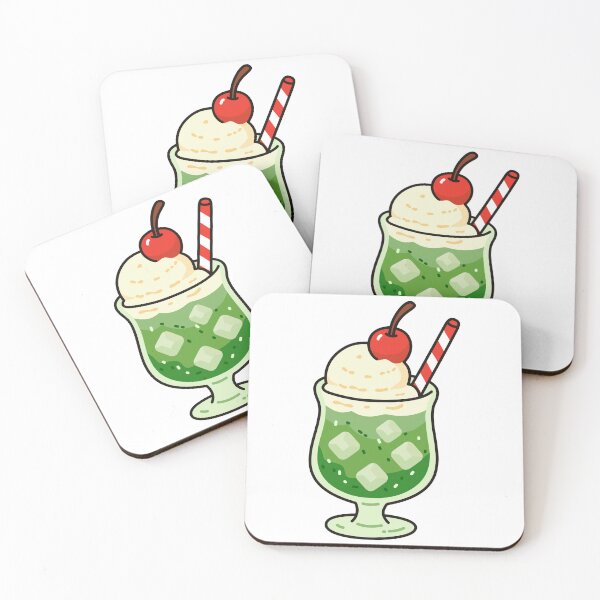 Item preview, Retro Japanese Melon Soda Float Drink designed and sold by Anne97s.