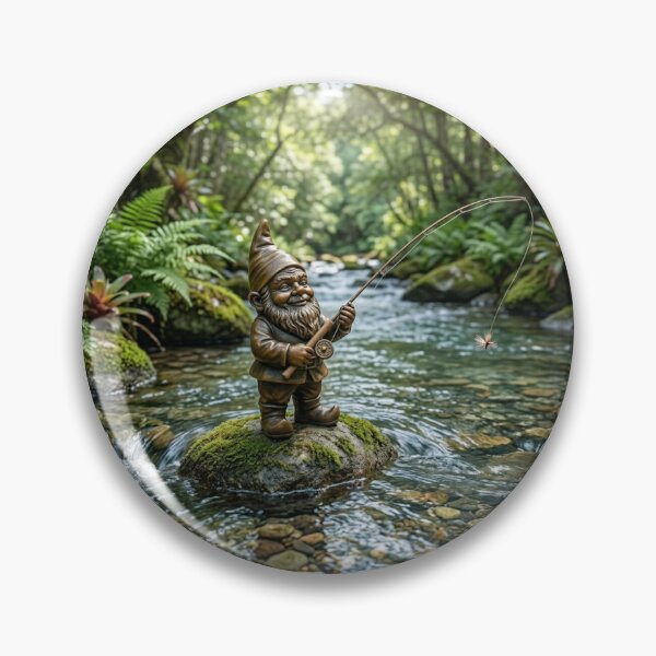 Item preview, Thinking of Wroclaw - Gnome Fly Fishing designed and sold by Purrfecta.