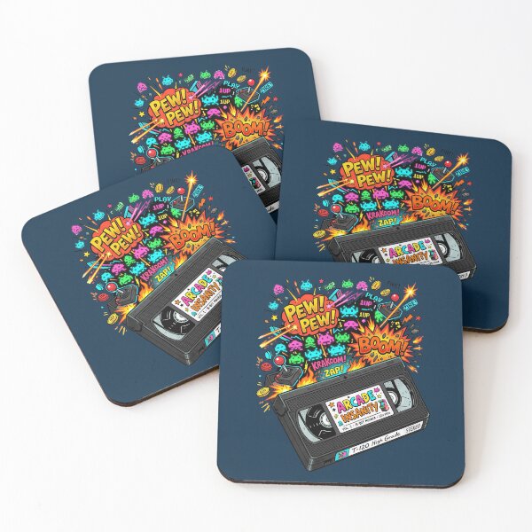 Item preview, Retro VHS Tape Arcade Insanity Pixel Art Comic designed and sold by RetroRewind Studio.