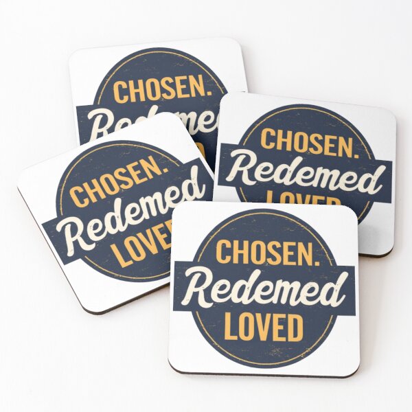 Item preview, Chosen Redeemed Loved Vintage Christian Badge designed and sold by Dreprogress.