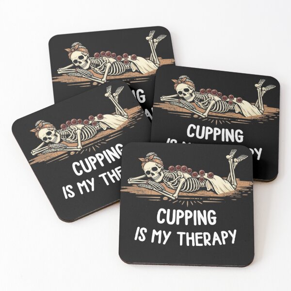 Item preview, Funny Skeleton Cupping Is My Therapy designed and sold by Majnon8bp.