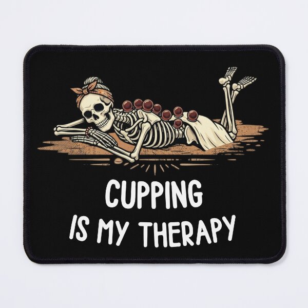Item preview, Funny Skeleton Cupping Is My Therapy designed and sold by Majnon8bp.