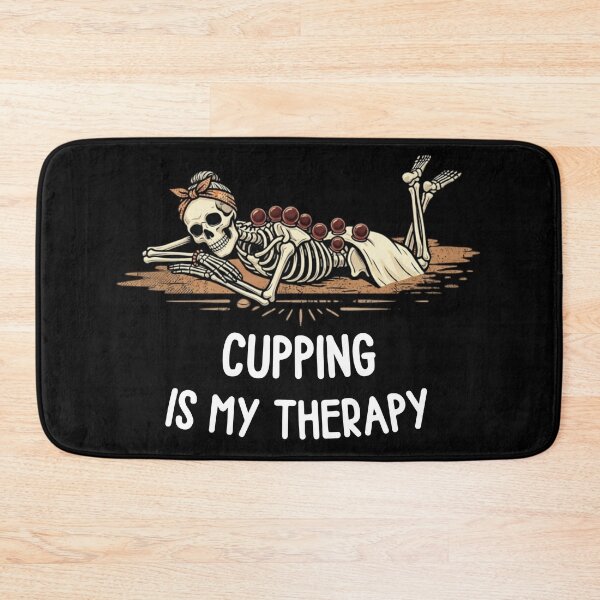 Item preview, Funny Skeleton Cupping Is My Therapy designed and sold by Majnon8bp.