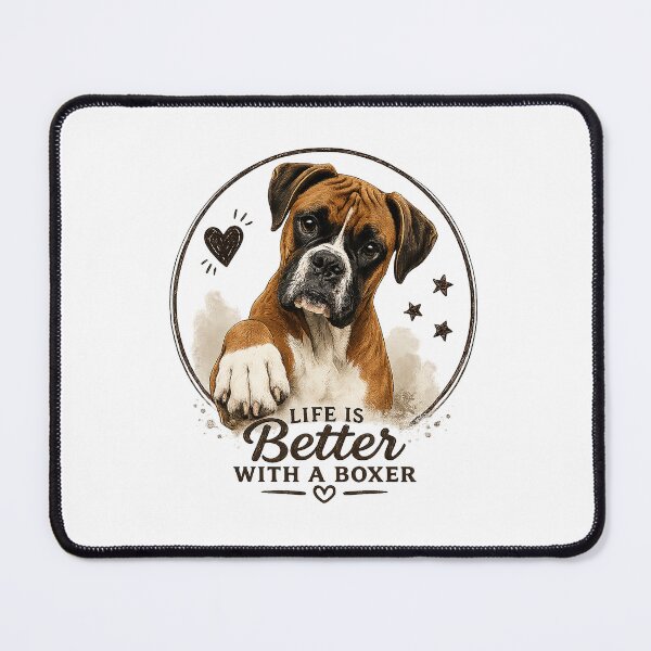 Item preview, Vintage Dog Love boxer Shirt – Dog Giant Heart Retro Pet Lover Gift designed and sold by Hookesmode.
