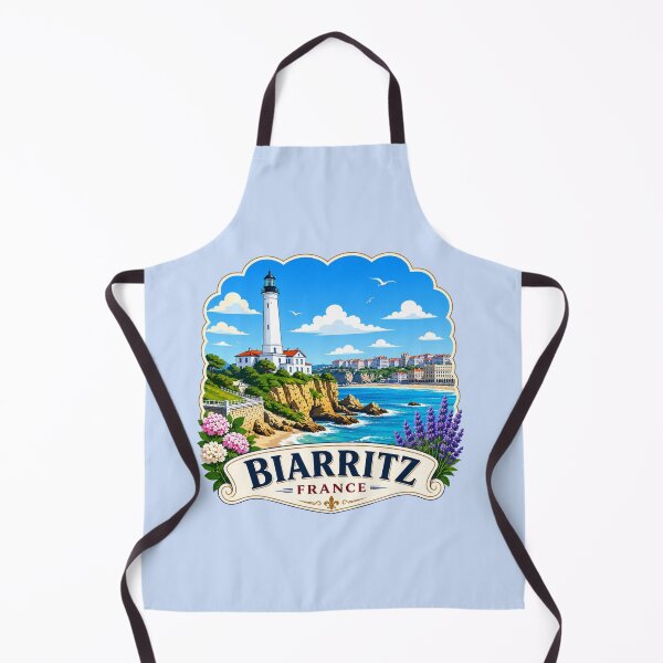 Item preview, Biarritz, France - Lighthouse Coastal designed and sold by Myra365Art.