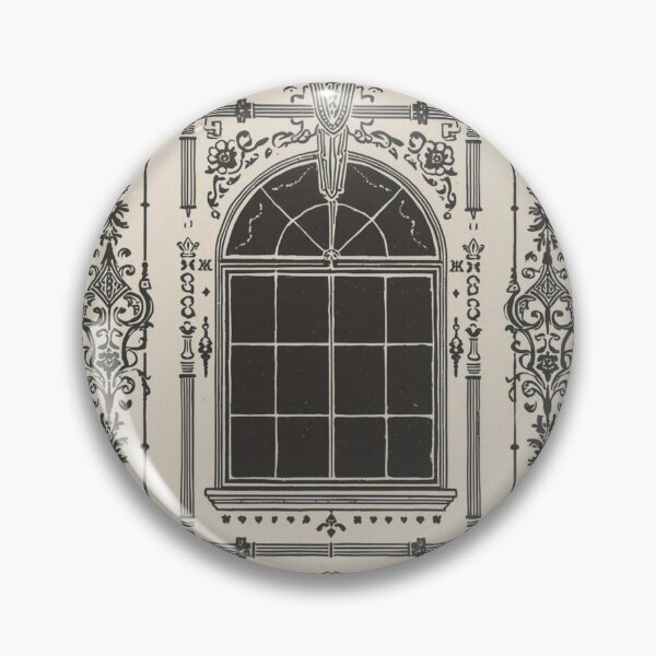 Item preview, Vintage Ornate Window Frame | Victorian Decorative Line Art designed and sold by HelgaCraftery.