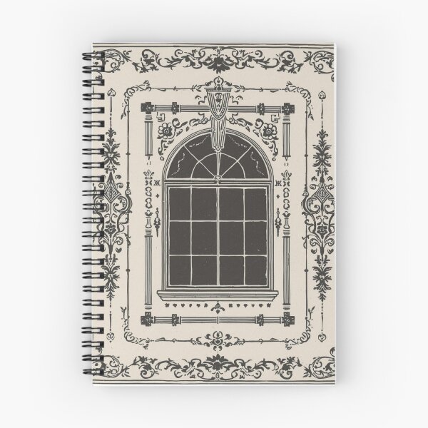 Item preview, Vintage Ornate Window Frame | Victorian Decorative Line Art designed and sold by HelgaCraftery.