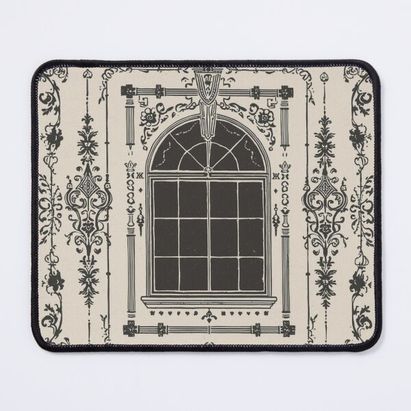 Item preview, Vintage Ornate Window Frame | Victorian Decorative Line Art designed and sold by HelgaCraftery.