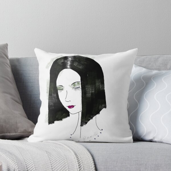 Item preview, Japanese lady fashion illustration portrait designed and sold by Mermaso Art.