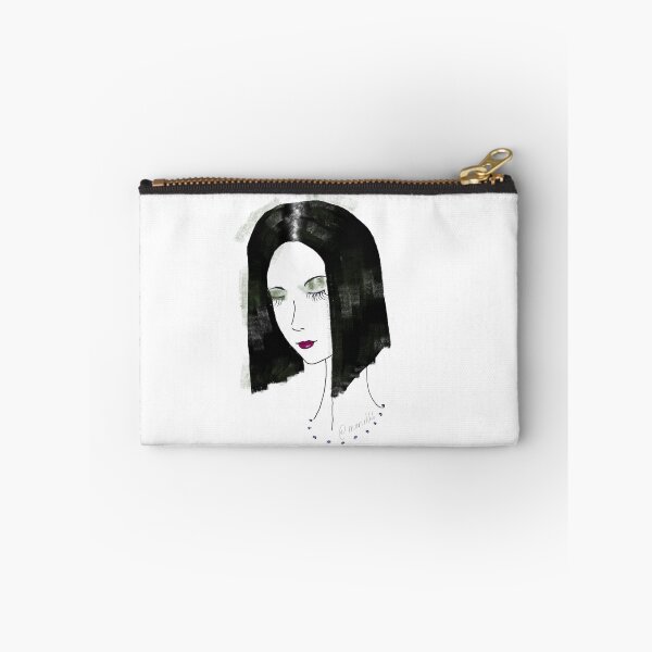 Item preview, Japanese lady fashion illustration portrait designed and sold by Mermaso Art.