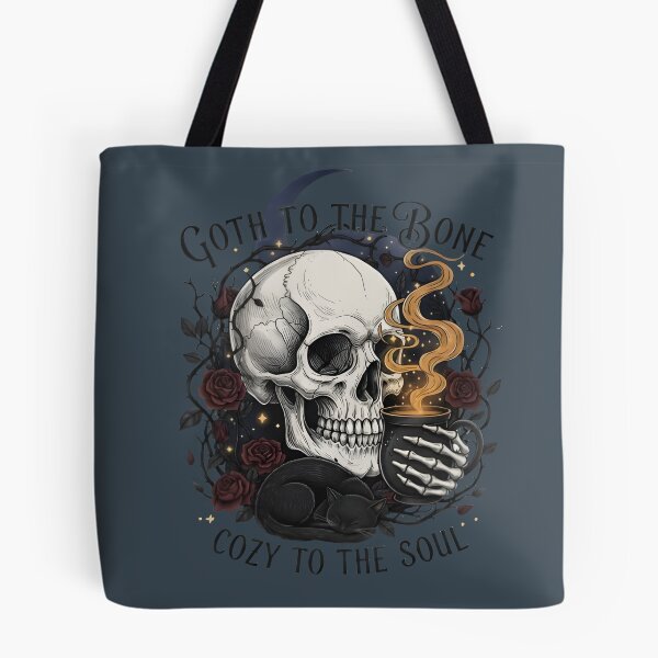 Item preview, Cozy Goth Skull Art designed and sold by Moodelier.