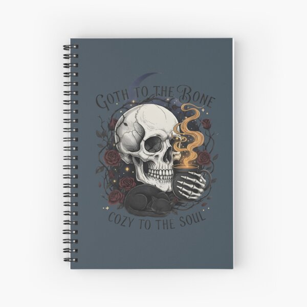 Item preview, Cozy Goth Skull Art designed and sold by Moodelier.