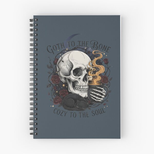 Item preview, Cozy Goth Skull Art designed and sold by Moodelier.