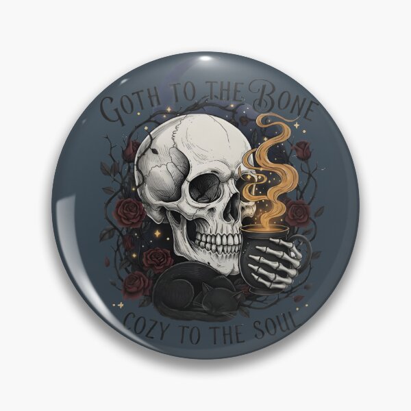Item preview, Cozy Goth Skull Art designed and sold by Moodelier.
