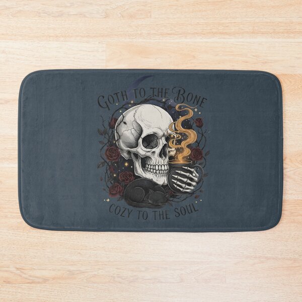 Item preview, Cozy Goth Skull Art designed and sold by Moodelier.