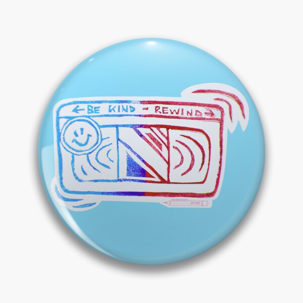 Item preview, Red and Blue Be Kind Rewind VHS Design designed and sold by Cat Bedell.