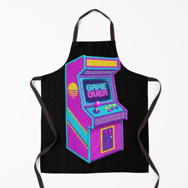 Item preview, Vaporwave Arcade Machine 3D Crystal Bead Art Poster designed and sold by Rahaf-shop9.