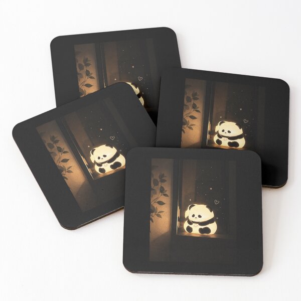 Item preview, Cozy Panda Night Light – Cute Aesthetic Illustration designed and sold by sallysartallery.