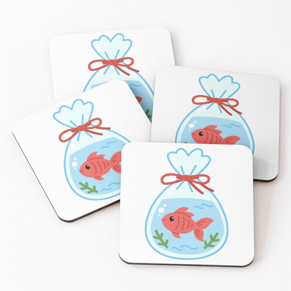 Item preview, Japanese Festival Goldfish in Water Bag designed and sold by Anne97s.